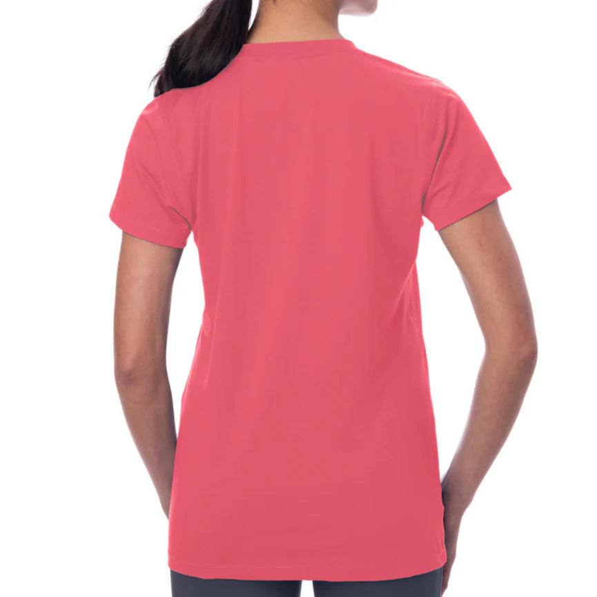 Women'S Cooling V-Neck Short Sleeve T-Shirt