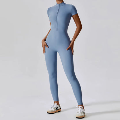 Summer Yoga Clothes Suit Workout Sports Set Women Bodysuits Gym Set Women Training Siamese Fitness Jumpsuit Female Sportswear
