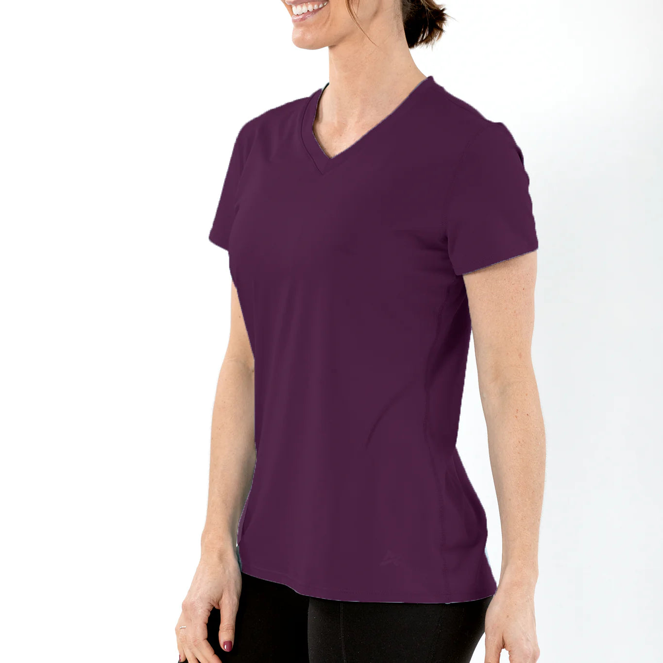 Women'S Cooling V-Neck Short Sleeve T-Shirt