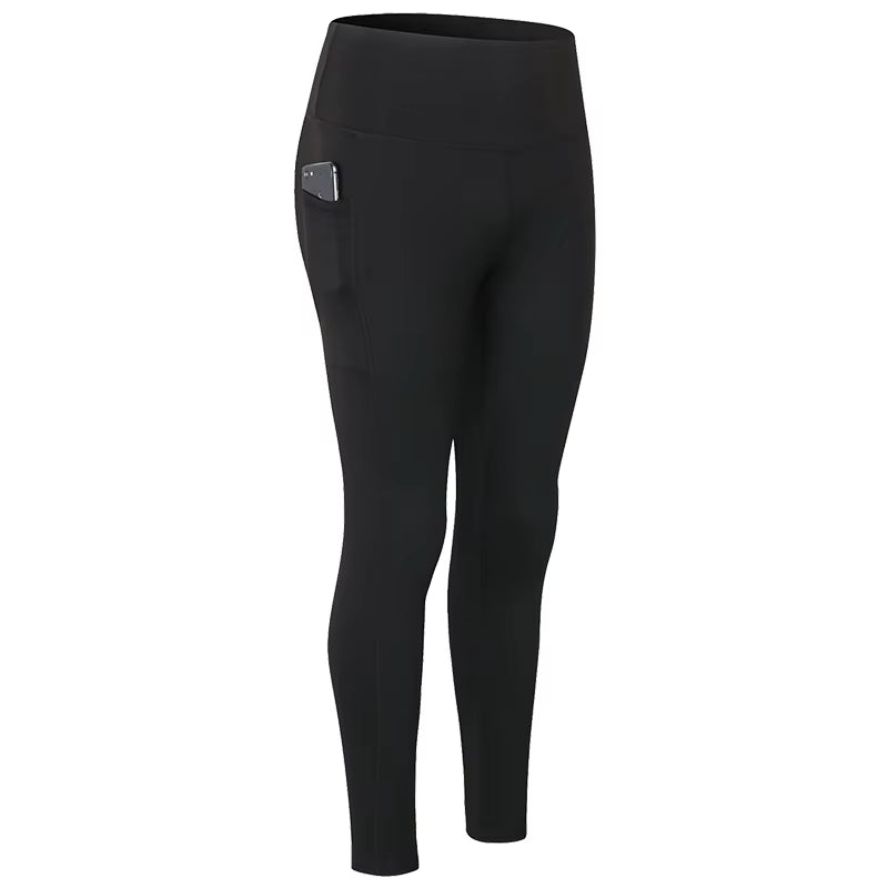 Women Yoga Pants High Waist Solid Colors Fitness Workout Leggings Gym Training Quick Dry Sportswear Yoga Running Legging