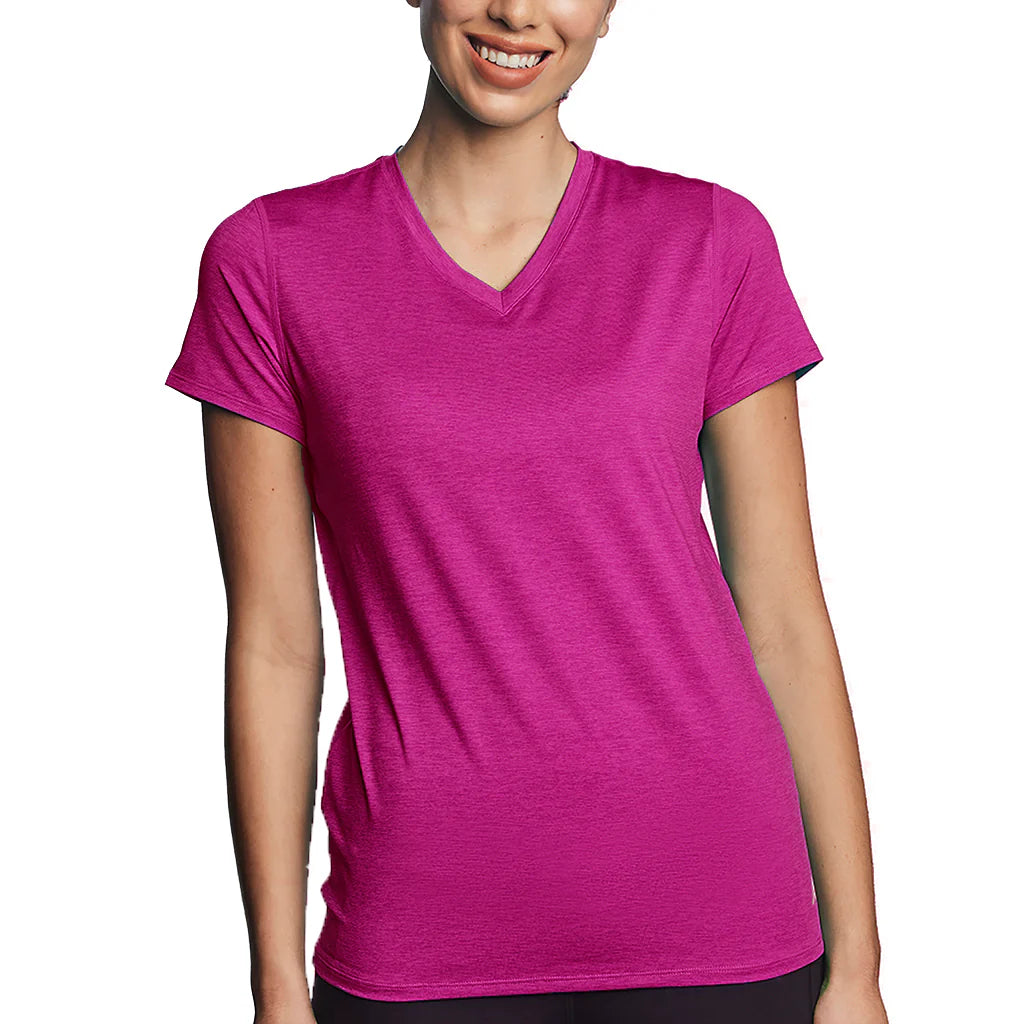 Women'S Cooling V-Neck Short Sleeve T-Shirt