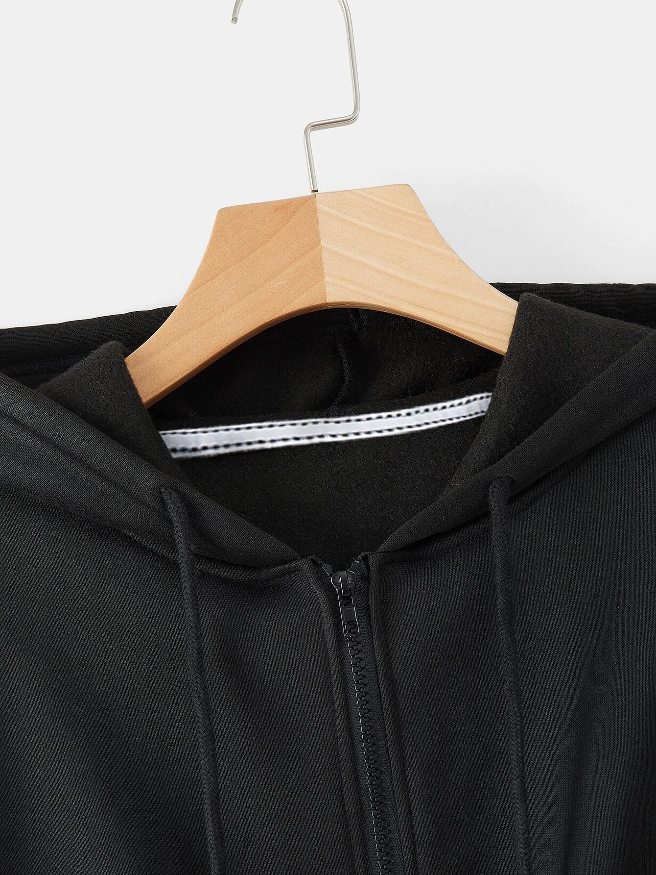 INAWLY Zip up Crop Drawstring Thermal Lined Hoodie,Long Sleeve Tops