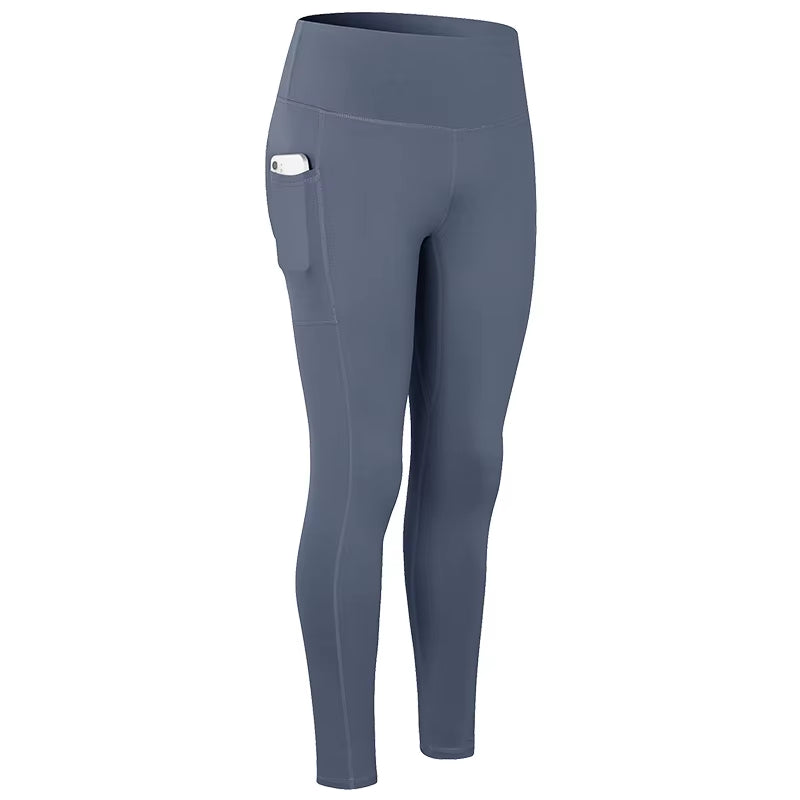Women Yoga Pants High Waist Solid Colors Fitness Workout Leggings Gym Training Quick Dry Sportswear Yoga Running Legging