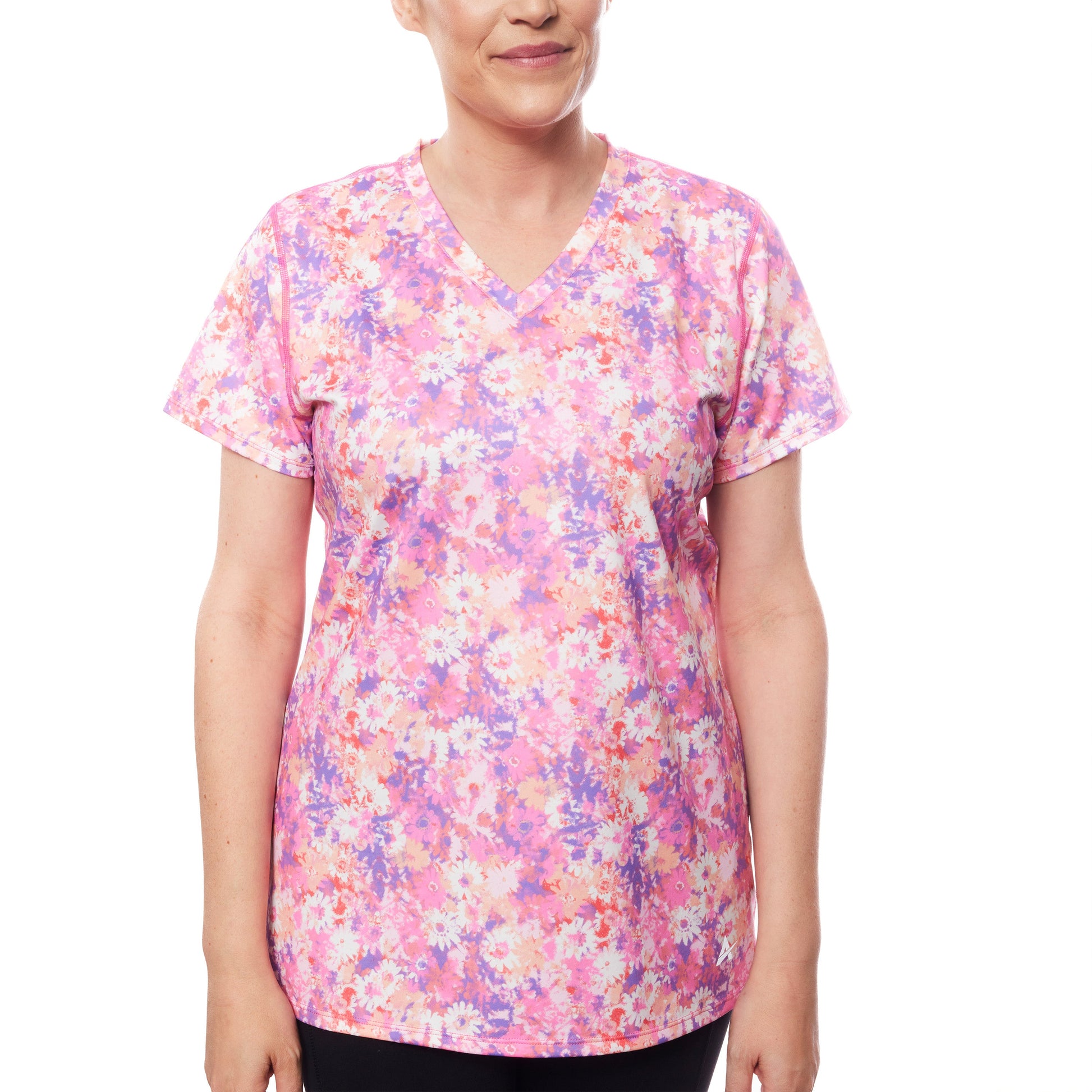 Women'S Cooling V-Neck Short Sleeve T-Shirt