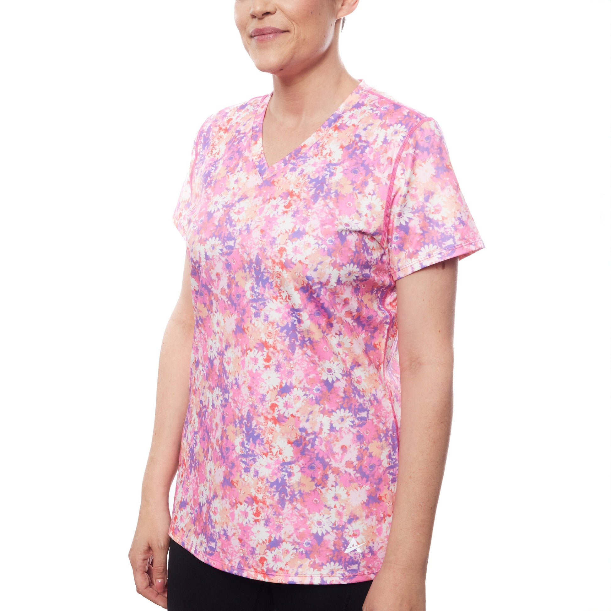 Women'S Cooling V-Neck Short Sleeve T-Shirt