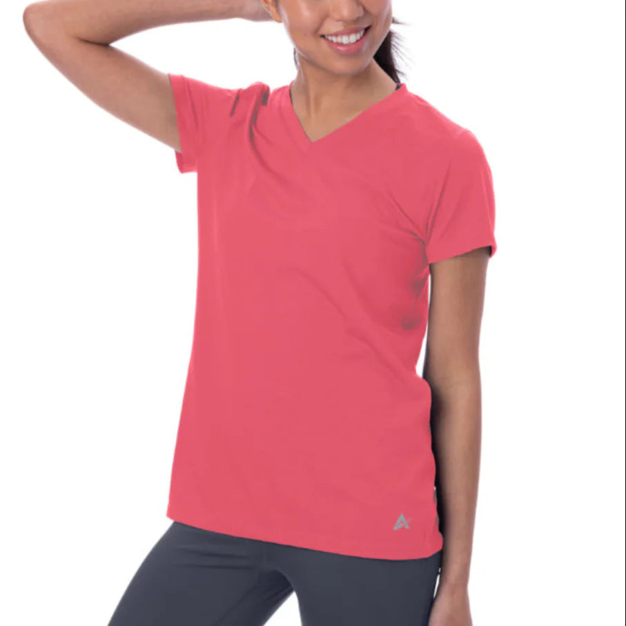 Women'S Cooling V-Neck Short Sleeve T-Shirt