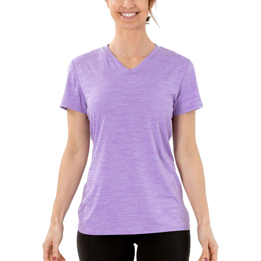 Women'S Cooling V-Neck Short Sleeve T-Shirt