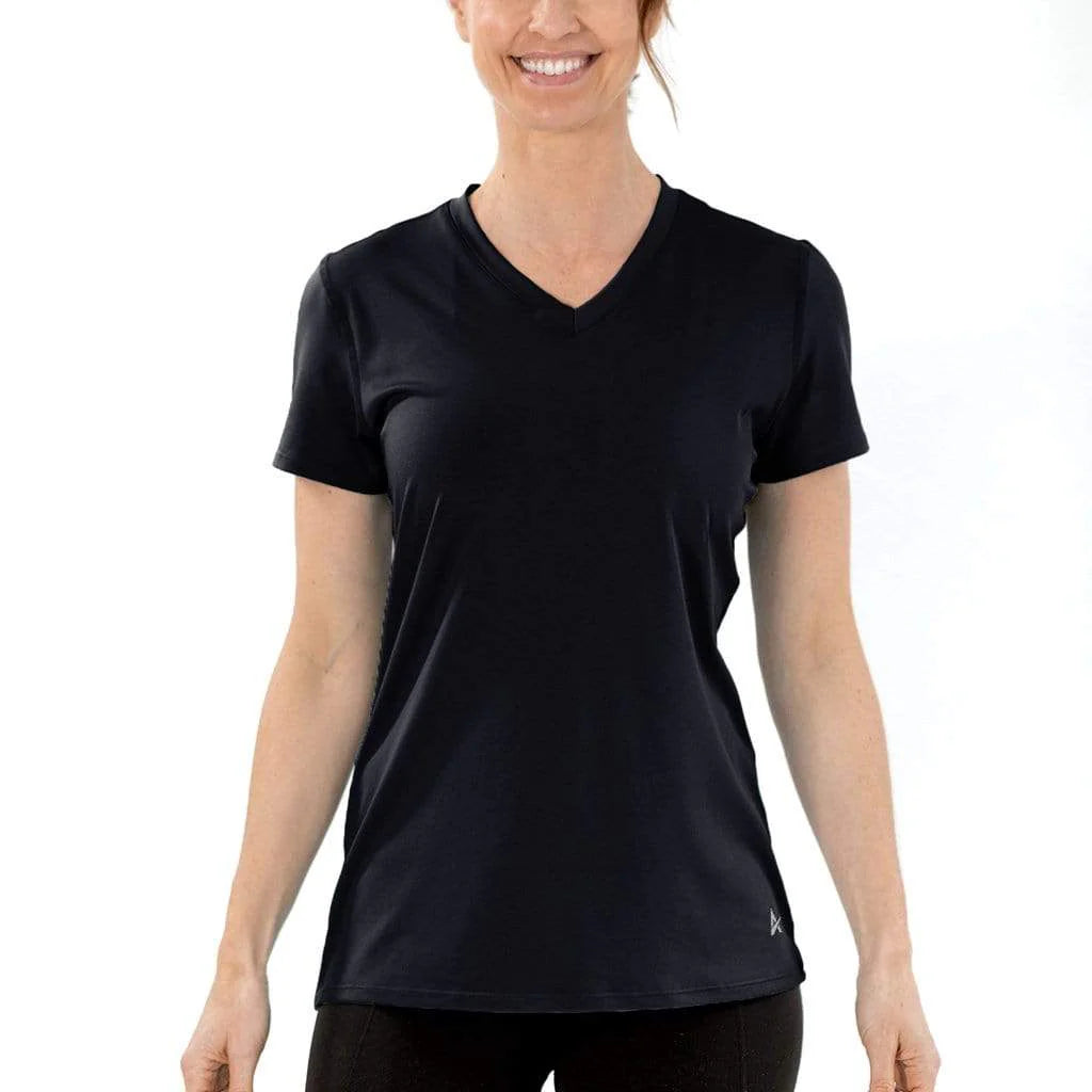 Women'S Cooling V-Neck Short Sleeve T-Shirt