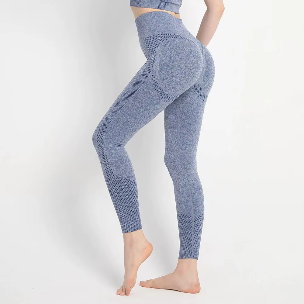 Seamless High Waisted Gym Leggings – Push-Up, High Stretch Fitness Wear for Enhanced Comfort