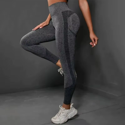 Seamless High Waisted Gym Leggings – Push-Up, High Stretch Fitness Wear for Enhanced Comfort