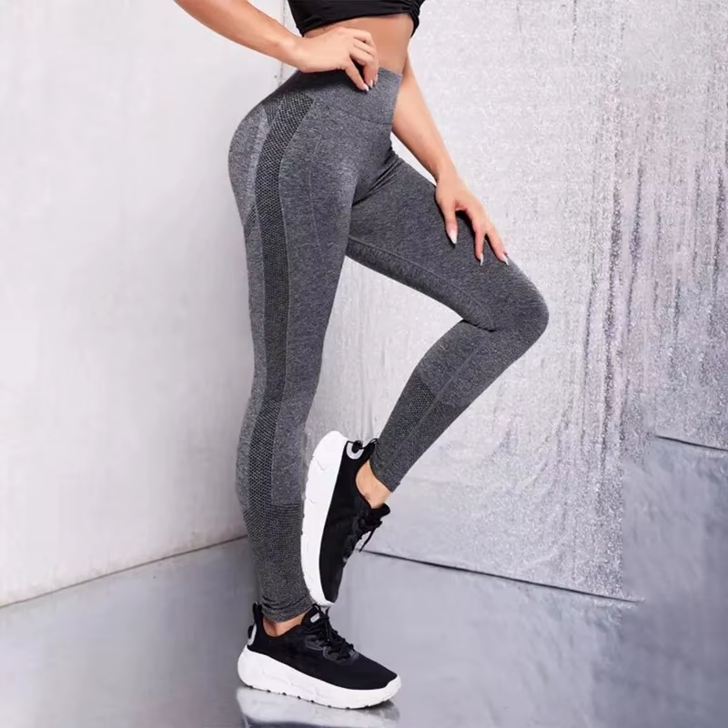 Seamless High Waisted Gym Leggings – Push-Up, High Stretch Fitness Wear for Enhanced Comfort
